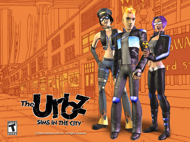 The Sims title screen for Xbox